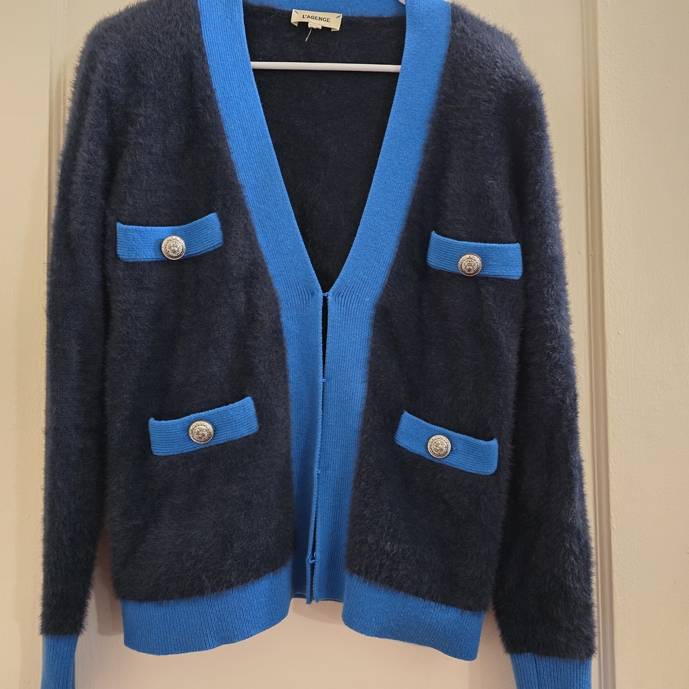 L'AGENCE Kai Pocket Cardigan - Picture 4 of 11